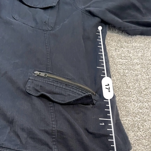 Torrid Denim twill Military Jacket black Jean Zip Coat woman’s 2 - Picture 6 of 11